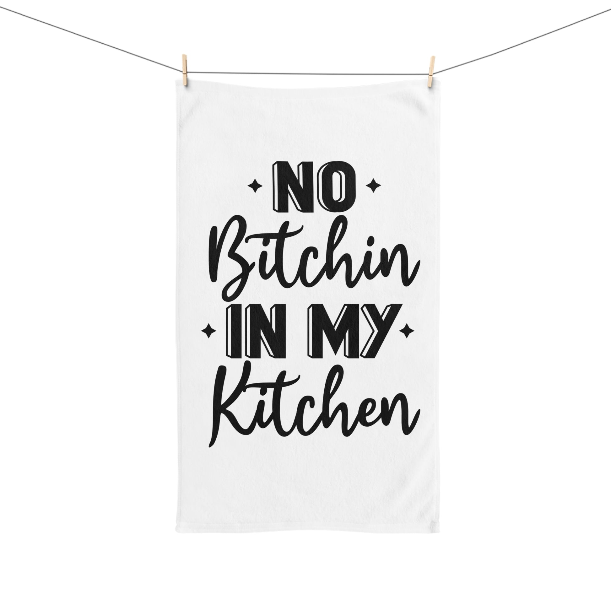 Whimsical Kitchen Hand Towel with Funny Quote, Perfect Gift for Bakers, Housewarming, Kitchen Decor, Easter, Birthday, Fun Home Accessory